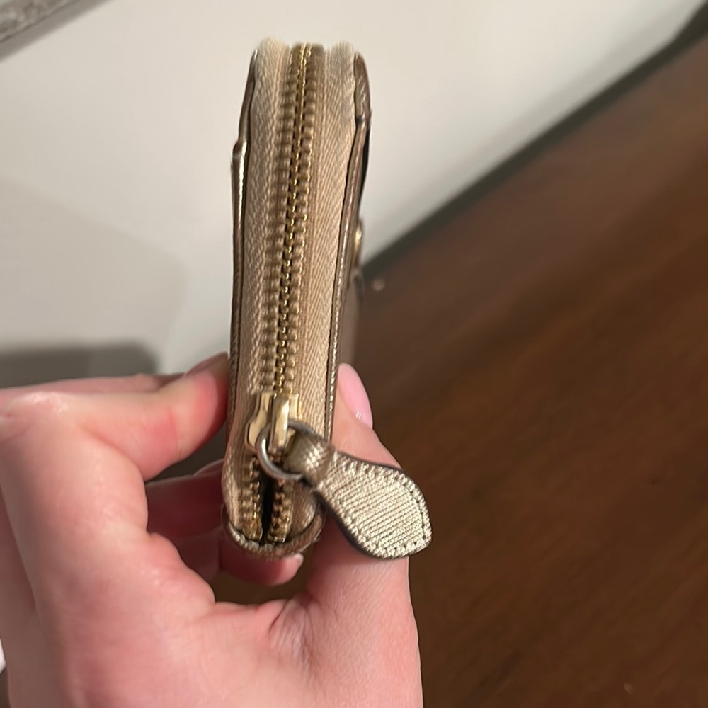 Rebecca Minkoff Gold Textured Wallet - Picture 4 of 9